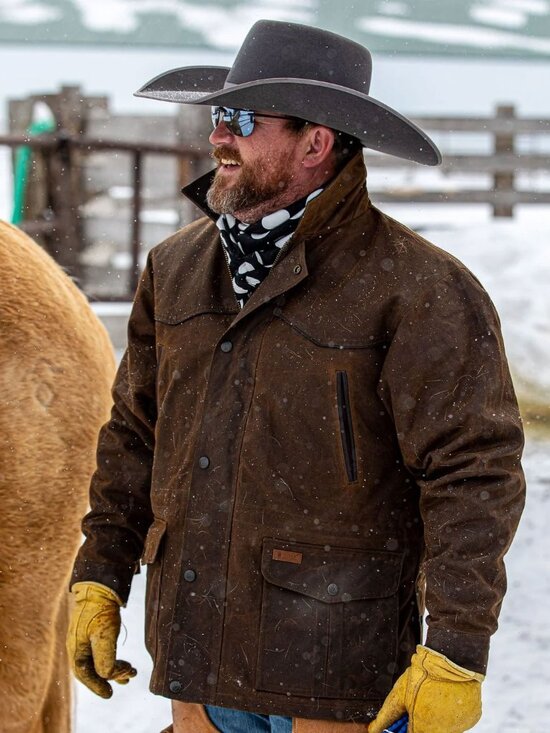Outback Trading Company Other - Outback Trading Company Pathfinder Oilskin Jacket Waxed Field Western